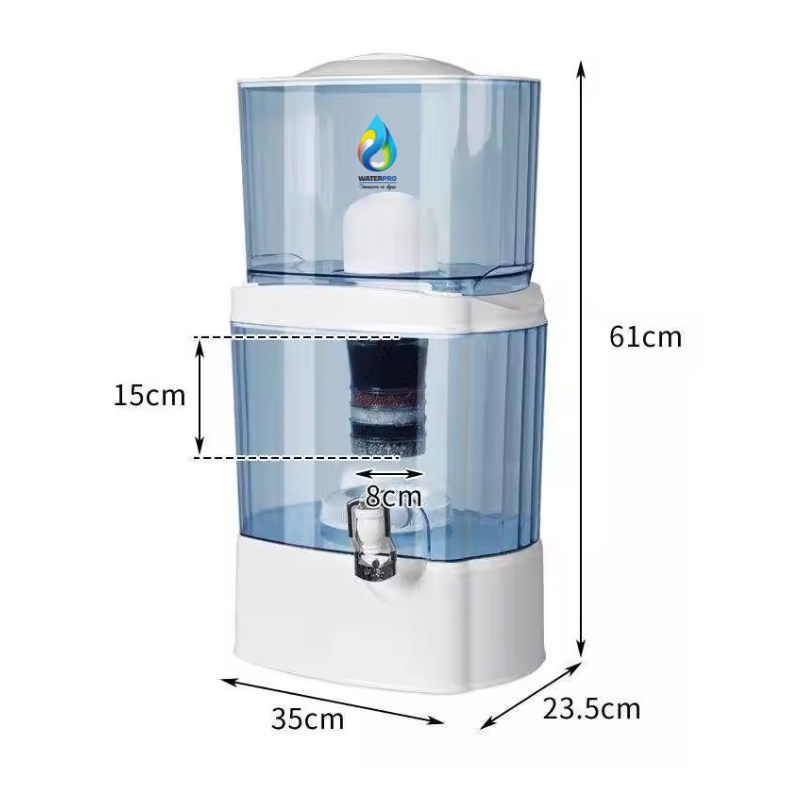 Filtro Purificador de Agua con dispensador WaterPro 22 Litros