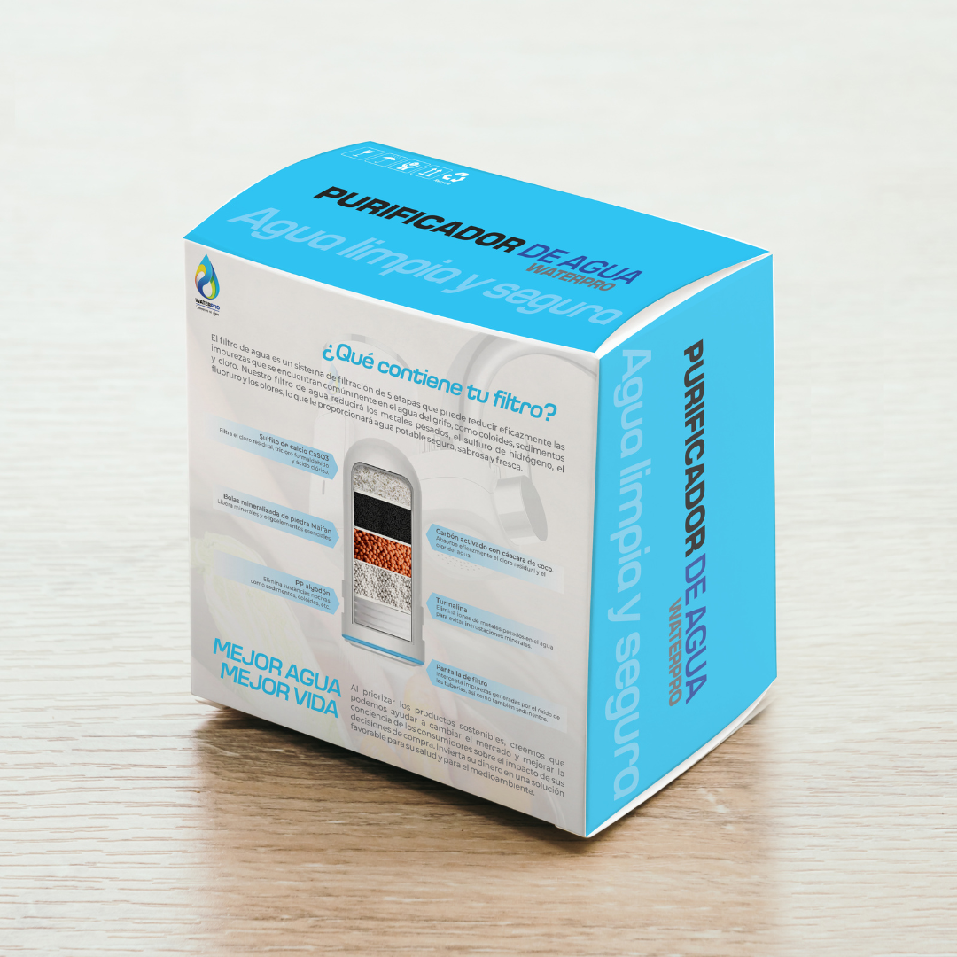 Filtro de agua para cocina y baño